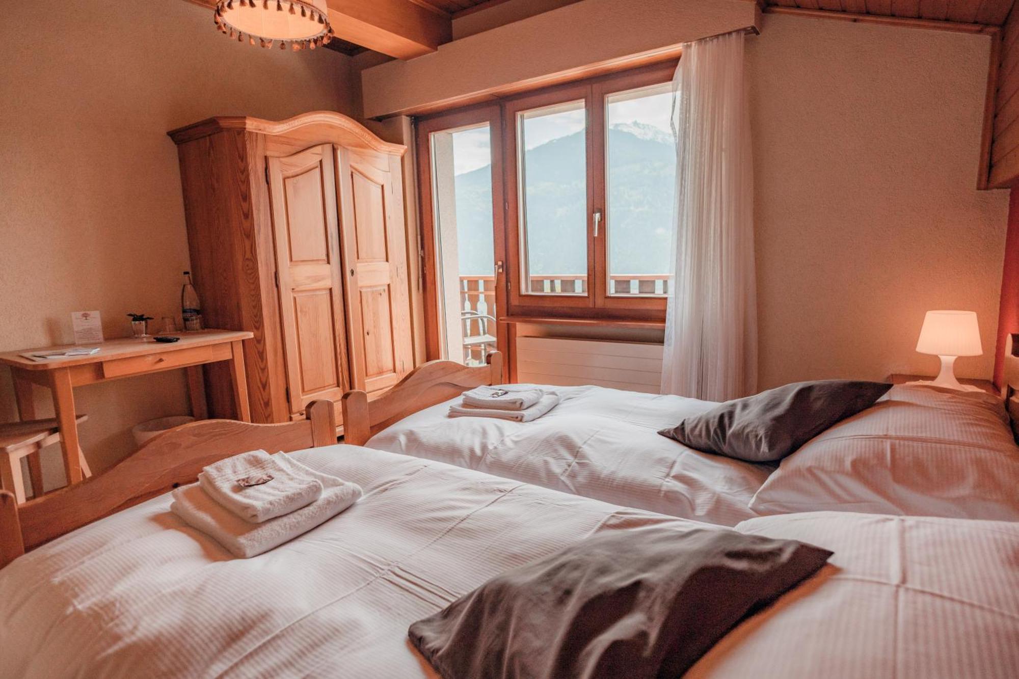 Relais Fleuri Otel Chermignon-d'en Bas Dış mekan fotoğraf